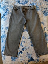 womens TU grey straight jeans