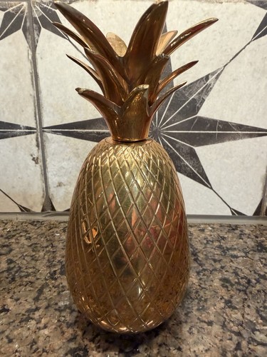 Vintage brass pineapple - vintage,