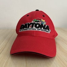 Daytona International Speedway Red Baseball Hat Nascar World Center Racing New
