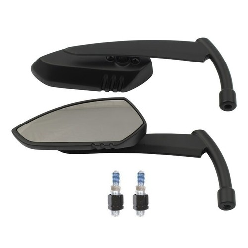 Black custom blade mirrors fit - black,