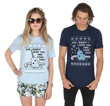 Bye Buddy Hope You Find Your Dad Christmas T-shirt Top Xmas Ugly Funny Elf 