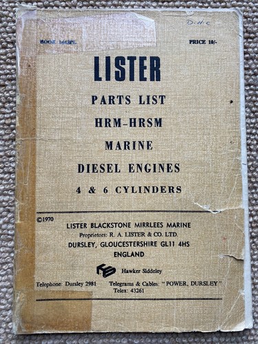 Lister hrm hrsm parts list - hrm,