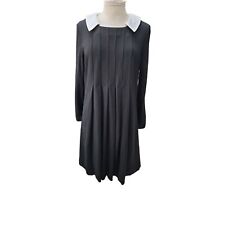 Hobbs black tailored dress