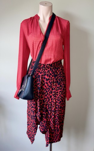 Size zara red leopard print - zara,