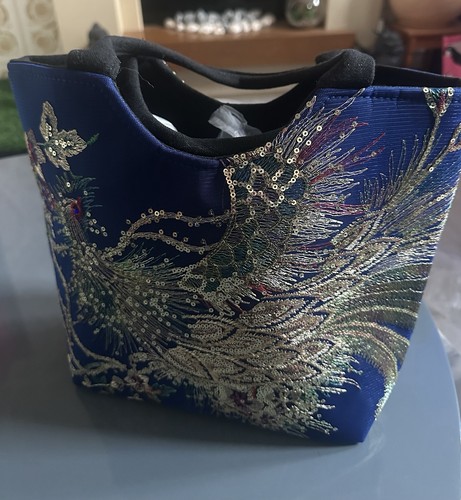 Peacock sequin embroidered - peacock,