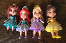 4 Disney Mini Princess Toddler Dolls