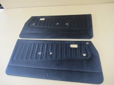 Ford Escort mk2 Door Trims, pair, black ,2-Door, Original Ford, drivers is split