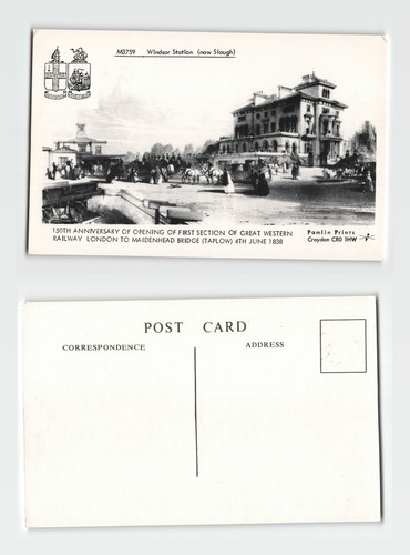 Postcard slough windsor - slough,