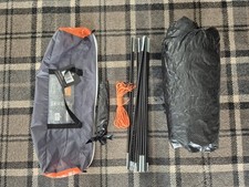 Milestone Orange 4 Man Camping Dome Tent Hardly used 130x210x240