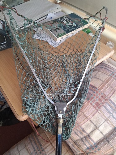 Antique hardy landing net - landing,