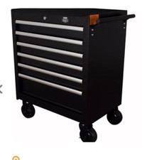 Halfords Advanced 6 Drawer Tool Cabinet - Black