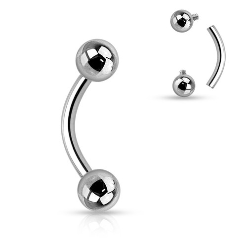 Implant grade titanium - grade, curved