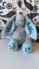Personalised bunny birth teddy - bunny,