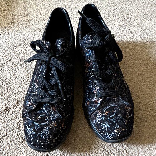 Rieker womens black floral - rieker,