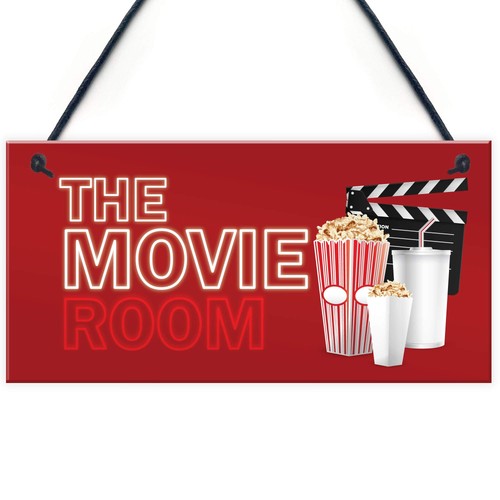 Home cinema room hanging sign - cinema,