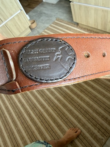 Premium leather shotgun - leather, belt