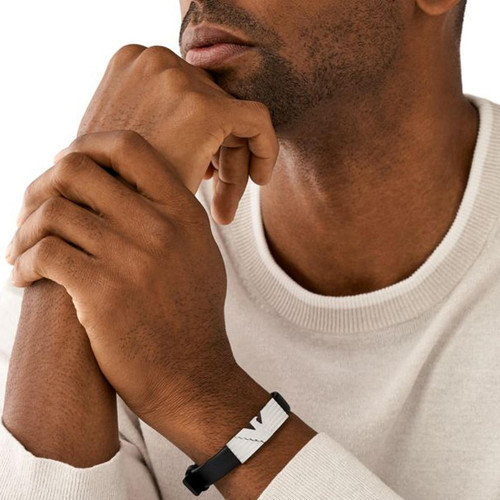 Armani stainless steel leather - armani,