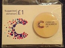 Charity pin badge cancer