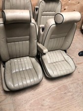 Lot64 RANGE ROVER P38 Electric Leather Seat Cream Green Piping Van VW Camper Bus