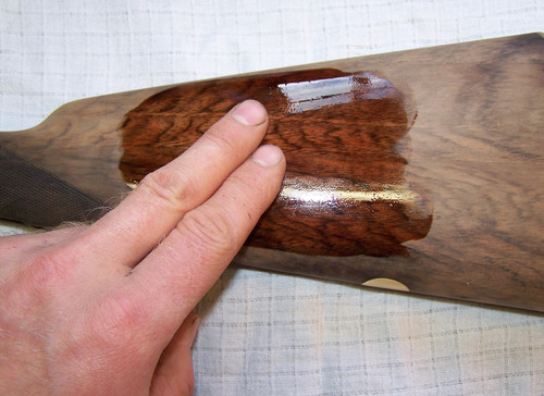 Gun stock oil finish wood - finish,