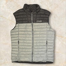 Mens Grey Berghaus Hydroloft Vaskye Puffer Gilet Jacket (Size XL) L392