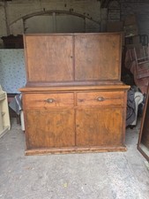 Large Vintage Pine Storage Cupboard, Housekeepers Cupboard