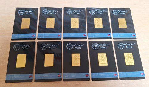 Gold bars 1 1000oz - x, 1/1000oz