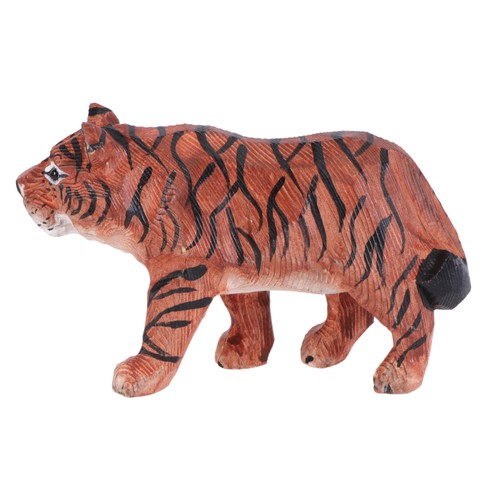 Pine wood tiger ornaments - ,