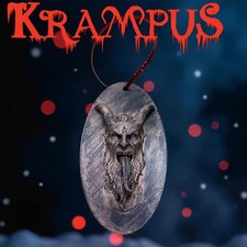 Krampus face christmas - christmas, tree