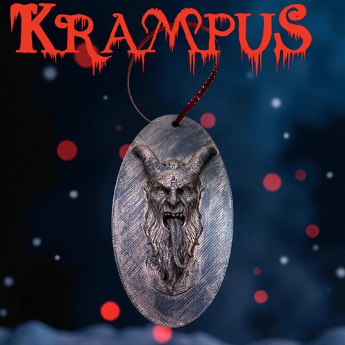 Krampus face christmas - krampus,