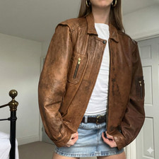 Women's Brown Distressed