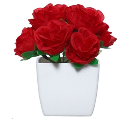 Artificial lavender rose plant - artificial,