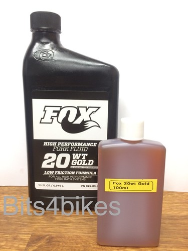 Fox fork oil - fork, gold