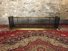 VICTORIAN BRASS FIRE FENDER