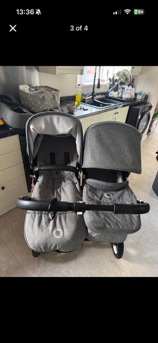 Bugaboo donkey grey melange - grey,