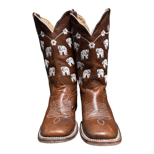 Darling brown cowboy boots - darling,