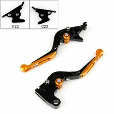 Adjustable Fold Extendable Brake Clutch Levers For Aprilia SHIVER/GT 750 Gold