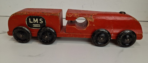 Triang wooden train 1940s - wooden,