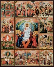Icon christ resurrection - icon, of