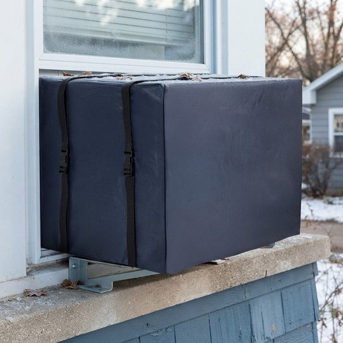 Window air conditioner - window, cover