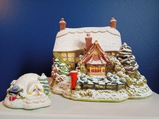 Lilliput Lane Make Light of the Snow light-up ornament, with box and deeds 