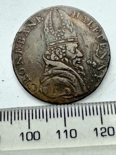 1789 irish conder token - token,