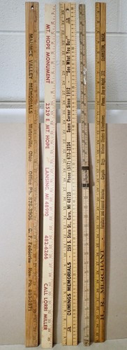 Vtg advertising wooden - (5),