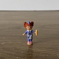 POLLY POCKET Rides & Surprises Vintage Figure Fun Fair Girl (1996) Bluebird GC