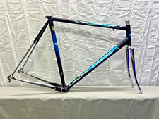 DIAMANT 57 cm C/T Columbus MAX Road Race Frame Only Blue-Black Chrome Vintage