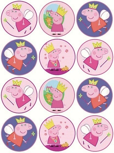 Pig princess fairy cup - 24, cake