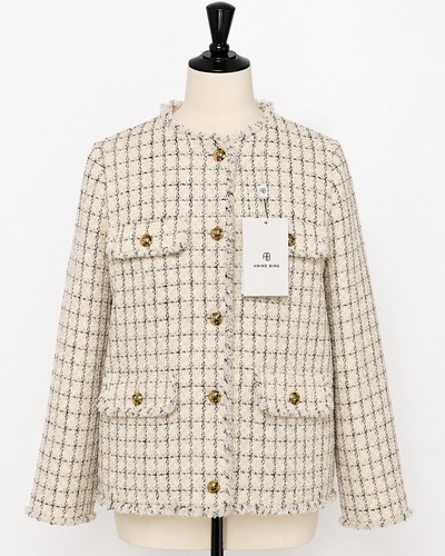 Anine bing tweed ivory - bing,