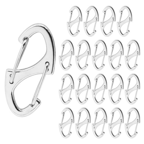 20pcs dual carabiner clips - 20pcs,