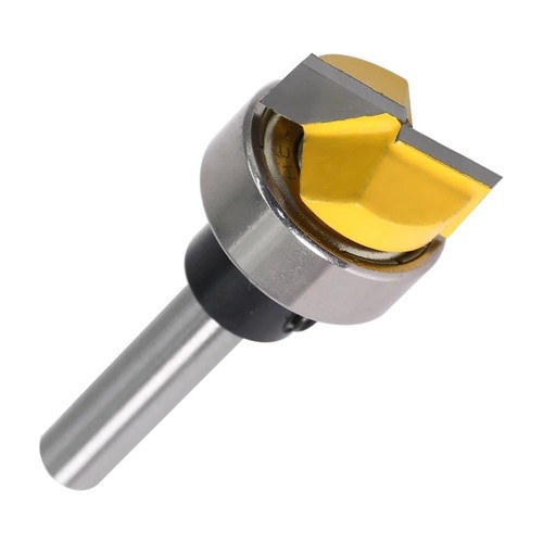 6mm shank straight flush - 1/4,