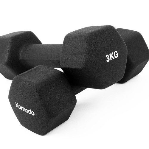 Set neoprene dumbbells - set,